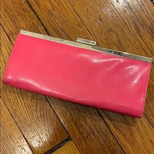 Hot pink clutch / wallet